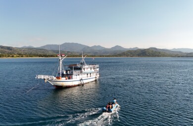 Mobilisasi pasien ke kapal